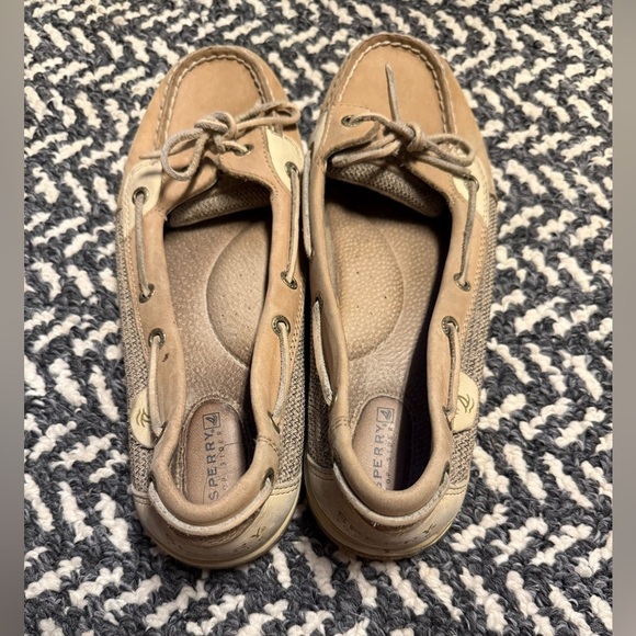 SPERRY TOPSIDER Angelfish Boat Shoe Loafer in Tan Size 10M - Picture 4 of 6